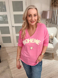 Boheme Soft Knit Star Top