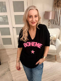 Boheme Soft Knit Star Top
