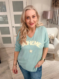 Boheme Soft Knit Star Top