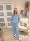 Scuba Wide-Leg Co-Ord Set