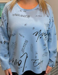 Printed Scuba Top – One Size (14–20)