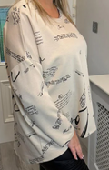 Printed Scuba Top – One Size (14–20)