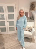 Scuba Wide-Leg Co-Ord Set