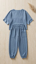Cotton Coord Set - Top & Trousers