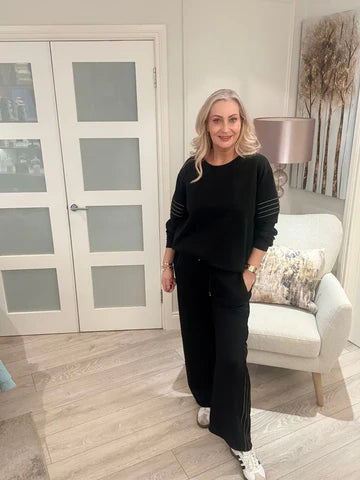 Scuba Wide-Leg Co-Ord Set