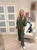 Scuba Wide-Leg Co-Ord Set