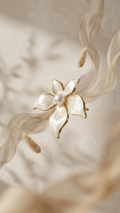 Soft Petal Luxe Stud Earrings