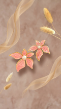 Soft Petal Luxe Stud Earrings