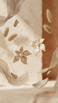 Soft Petal Luxe Stud Earrings